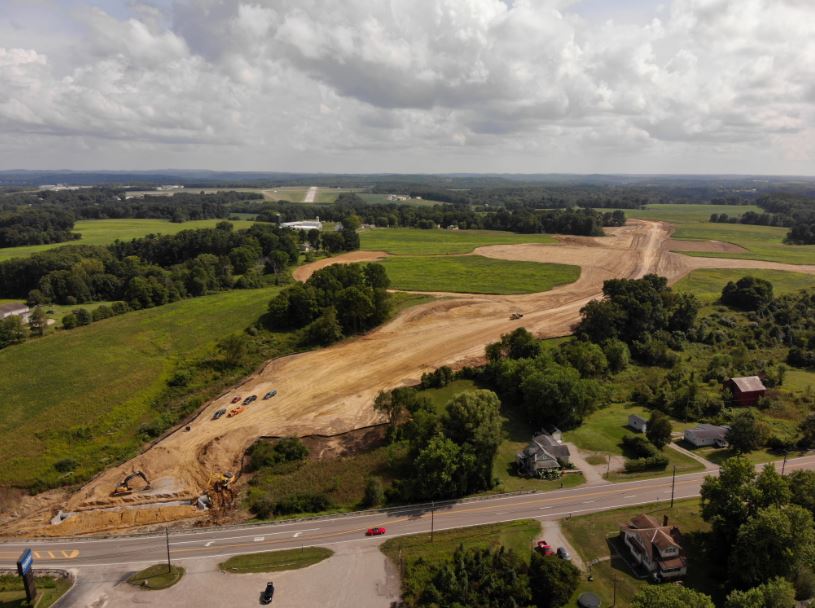 National Road Business Park Access Road Takes Shape – Watch Video!